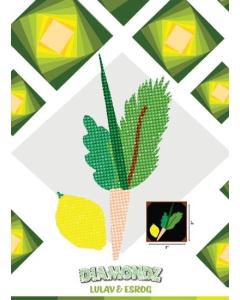 Lulav and Esrog Diamond Art