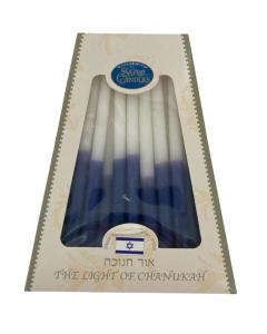 Safed Deluxe Chanukah Candles - Blue