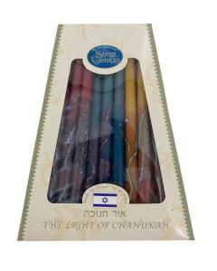 Safed Deluxe Chanukah Candles - Multicolor