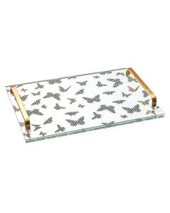 Onyx Butterfly Challah Board