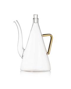 Glass Oil Jug - Gold