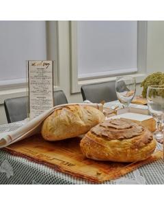 Wood-Look Lucite Challah Board