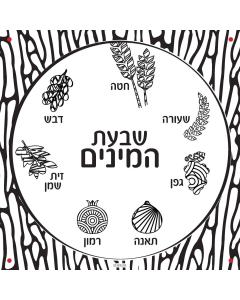 Shivas Haminim Sukkah Decorations