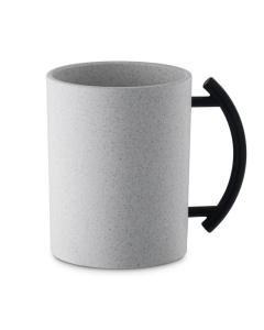 Acrylic Washing Cup - Speckled White w/ Black Handles