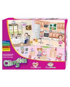 CLINGIES-REUSABLE STICKERS AND BOARDS