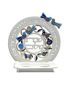 Laser Cut Tealight Holders Bird Design-Blue