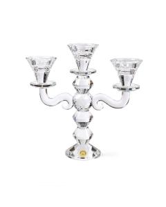 3 Branch Crystal Candelabra