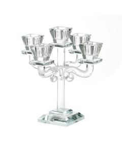 5 Branch Crystal Candelabra