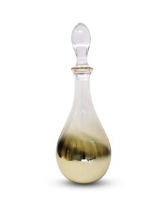Wine Decanter with Gold Ombre Design