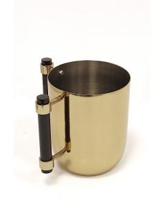 Metal Wash Cup with Cylinder Handles