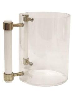 Clear Acrylic Wash Cup with Handles