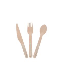 Chanukah Cutlery - Silver