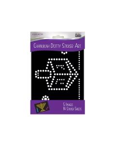 Chanukah Dotty Sticker Art