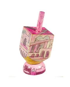 Small Dreidel - With Stand DRS-16A (Nes Haya Po)