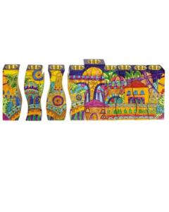 Fitted Menorah - Jerusalem