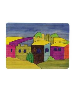 Wooden Hand Pianted Placemats PMT-4