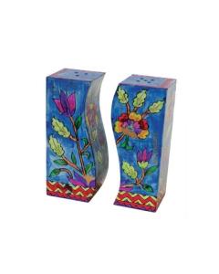 Salt and Pepper Shaker - Flowers Blue