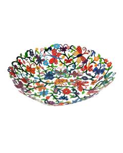 Emanuel Large Laser Cut Bowl - Butterflies