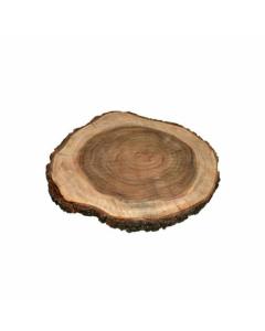 Emanuel Wood Round Challah Board 11"