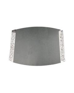 Emanuel Porcelain Challah Board-Lace Sides (Gray)