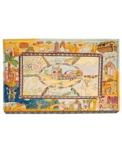 Emanuel Challah Board with Lucite Protector Bible Stories