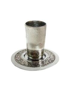 Anodized Aluminum Lace Design Kiddush Cup and shops Saucer/Maroon