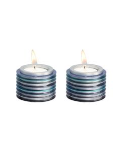 Emanuel T Light Candlesticks Anodized Discs