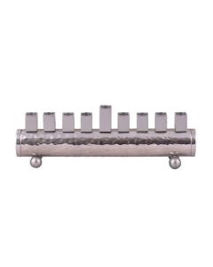 Cylinder Strip Menorah - Silver - Yair Emanuel Collection