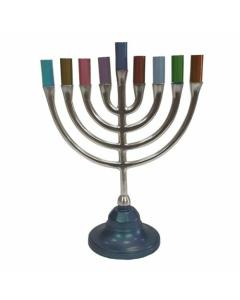 Emanuel Classic Menorah  - Colored Cups - Multicolor