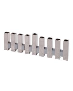 Standing Squares Menorah--Silver - Yair Emanuel Collection