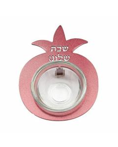 Anodized Pomegranate Glass Dish-Red (Small)