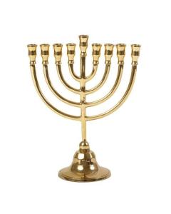 Classic Chanukah Menorah - Bronze - Yair Emanuel Collection