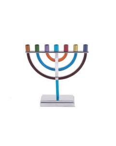 Emanuel Small Classic 7 Branch Menorah - Multicolor