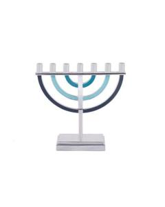 Emanuel Small Classic 7 Branch Menorah - Blue