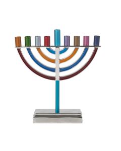 Classic Menorah-- Multicolor - Yair Emanuel Collection
