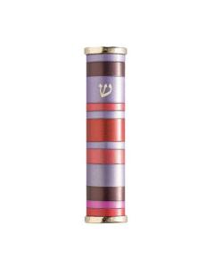 Emanuel Mezuzah Case w/ Rings - Maroon