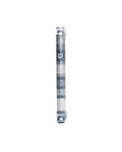 Anodized Cylinder Mezuzah Case Stripes - Gray