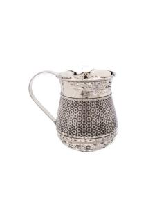 Emanuel Metal Washing Cup w/ Etching - Magen David