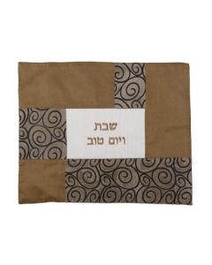 Emanuel Challah Cover Fabric Collage - Curl Copper