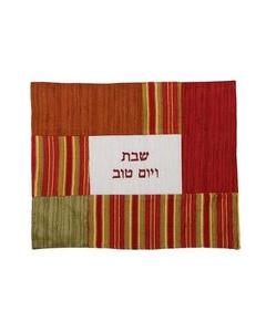 Emanuel Challah Cover Fabric Collage - Multicolor Stripes