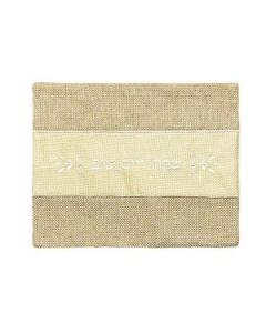 Emanuel Heavy Material Challah Cover - Linen - Light Brown