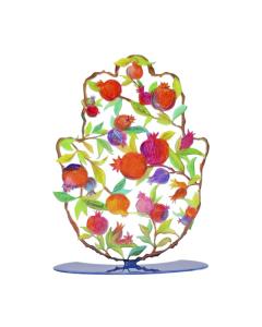 Emanuel Laser-Cut Standing Hamsa - Pencil Drawing