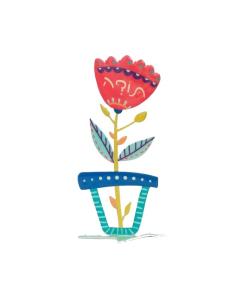 Emanuel Laser-Cut Standing Flower - Todah