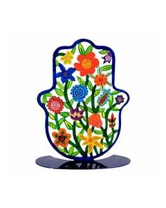 Emanuel Laser Cut Hanging Art - Hamsa Flower