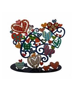 Emanuel Laser Cut Hanging Art - Heart