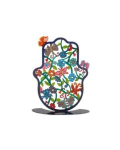 Emanuel Small Standing Hand Painted Hamsa Butterflies-Hamsa
