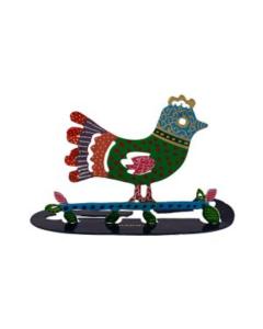 Emanuel Small Standing Hand Painted Hamsa Bird