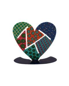 Emanuel Small Standing Hand Painted Hamsa Heart