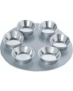 Aluminum Seder Plate- Silver