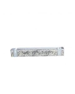 Hammered Travel Menorah With Silver Rings - Emanuel